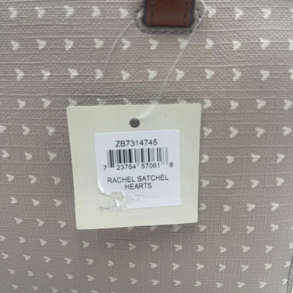 Fossil Rachel Satchel Hearts Bag NWT $180_6